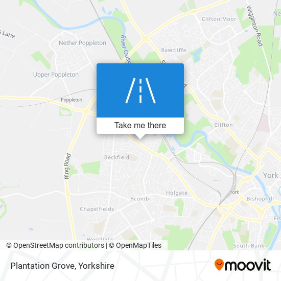 Plantation Grove map