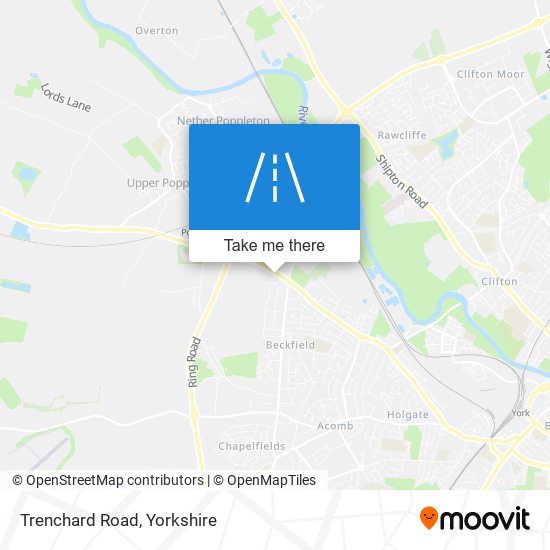 Trenchard Road map