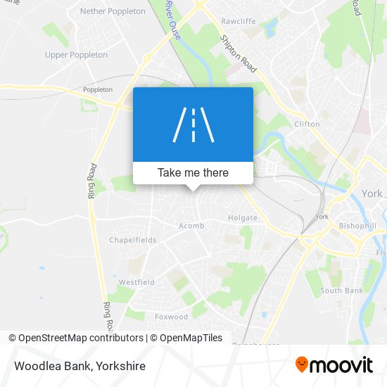Woodlea Bank map