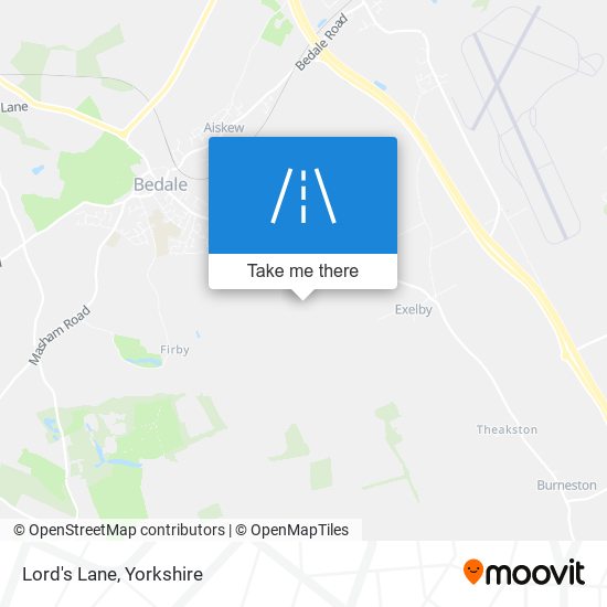 Lord's Lane map