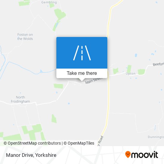 Manor Drive map
