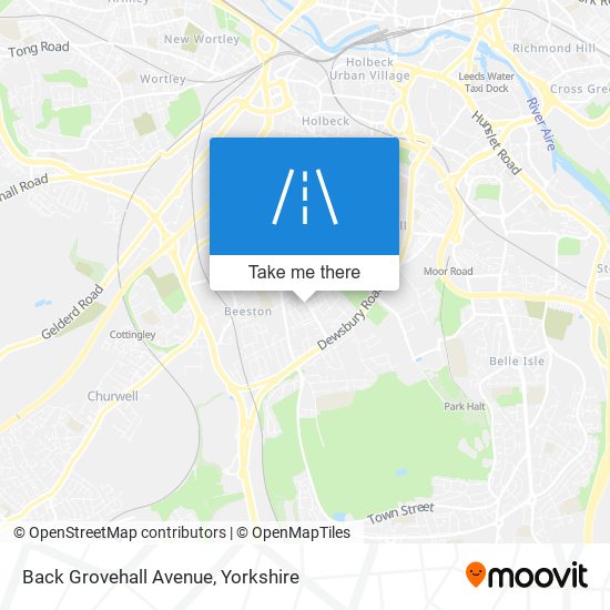 Back Grovehall Avenue map