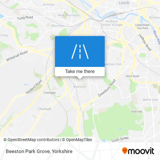 Beeston Park Grove map