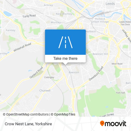 Crow Nest Lane map