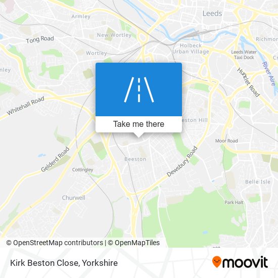 Kirk Beston Close map