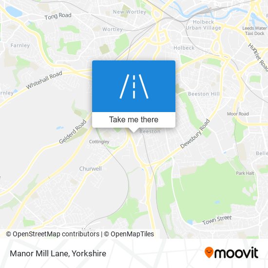 Manor Mill Lane map