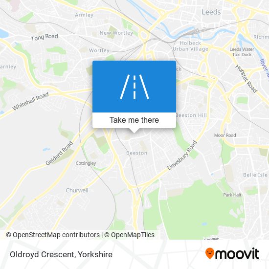 Oldroyd Crescent map