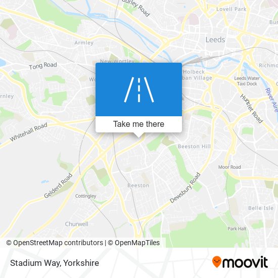 Stadium Way map