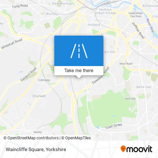 Waincliffe Square map