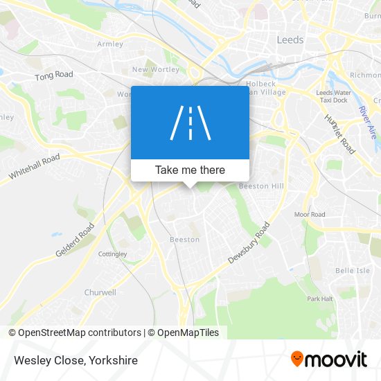 Wesley Close map