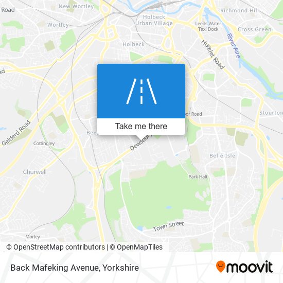 Back Mafeking Avenue map