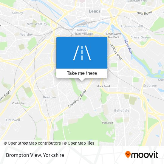 Brompton View map