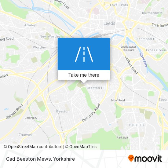 Cad Beeston Mews map