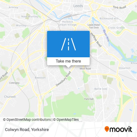 Colwyn Road map