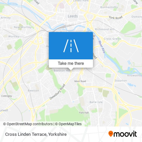 Cross Linden Terrace map