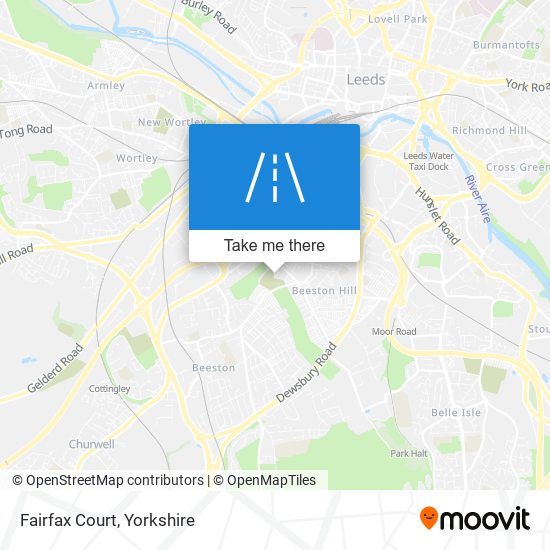 Fairfax Court map