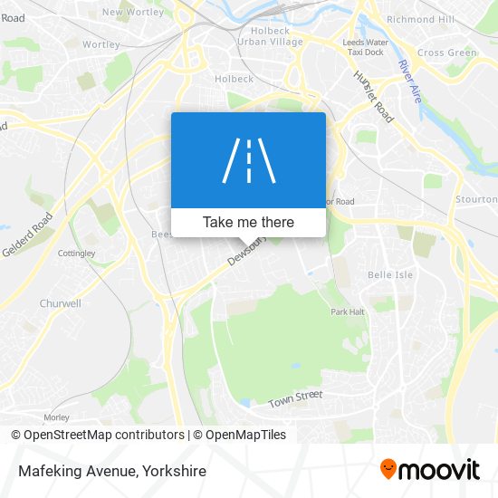 Mafeking Avenue map