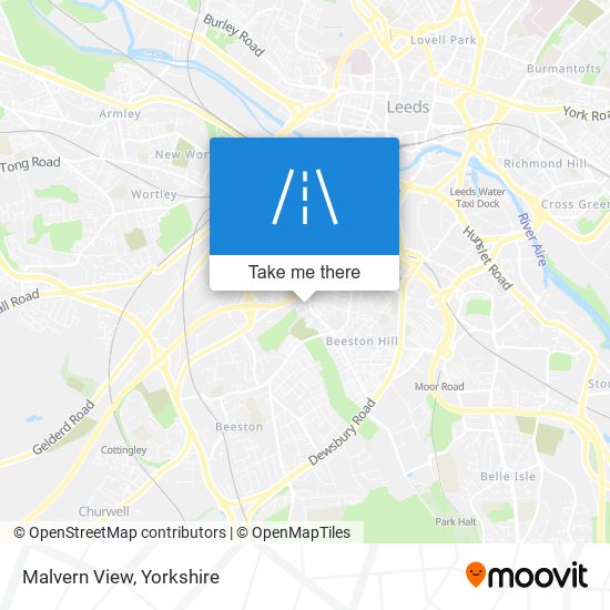 Malvern View map