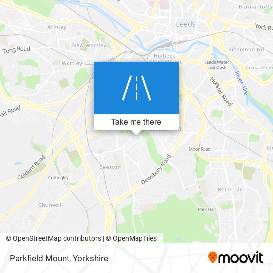 Parkfield Mount map