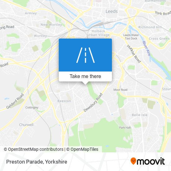 Preston Parade map