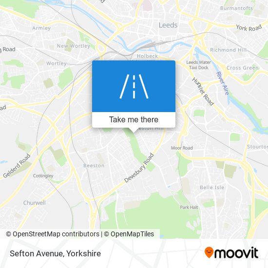 Sefton Avenue map