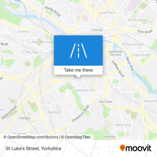 St Luke's Street map