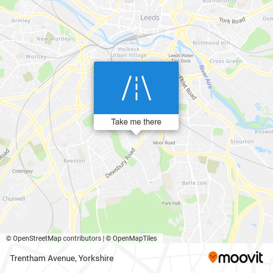 Trentham Avenue map