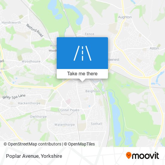 Poplar Avenue map