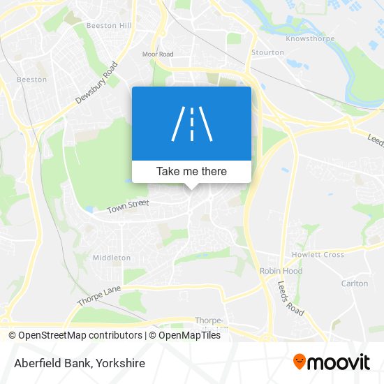 Aberfield Bank map