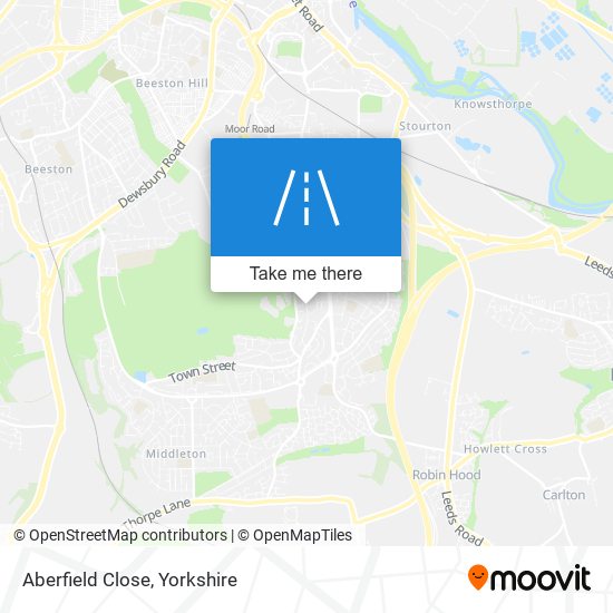 Aberfield Close map