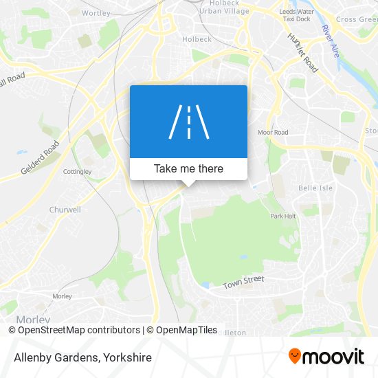Allenby Gardens map