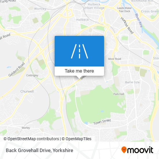 Back Grovehall Drive map