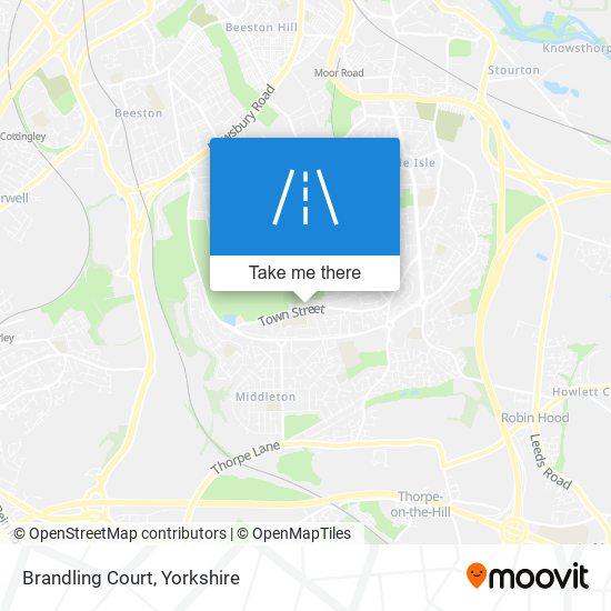 Brandling Court map
