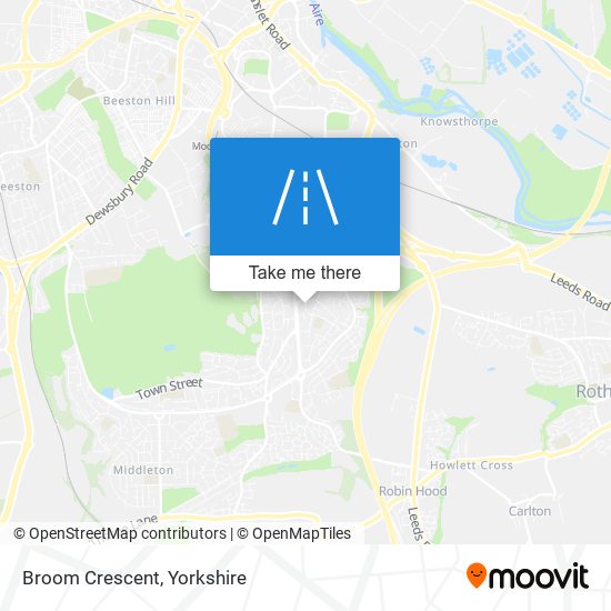 Broom Crescent map