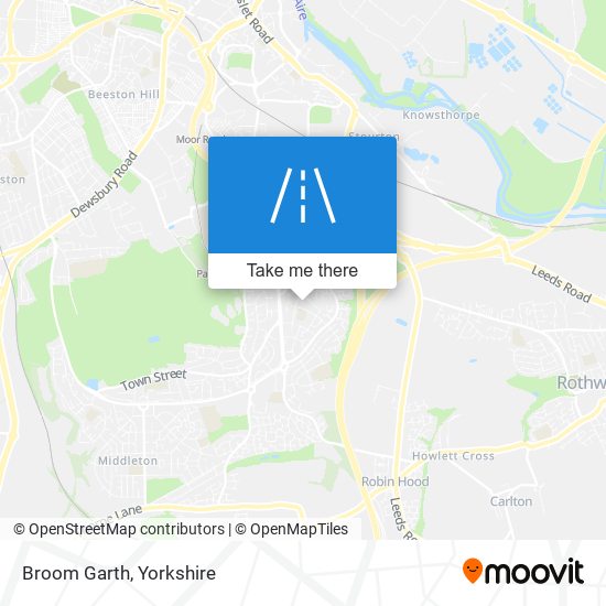 Broom Garth map