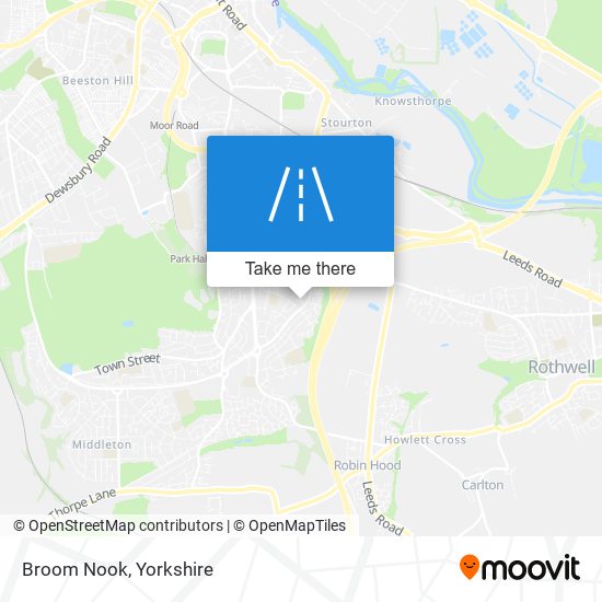 Broom Nook map