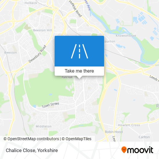 Chalice Close map