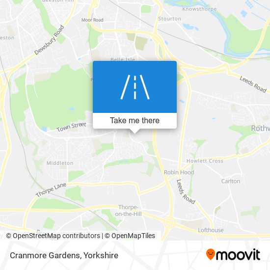 Cranmore Gardens map