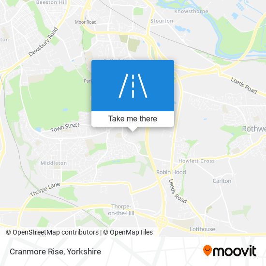 Cranmore Rise map