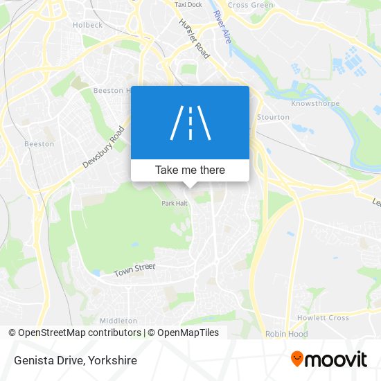 Genista Drive map