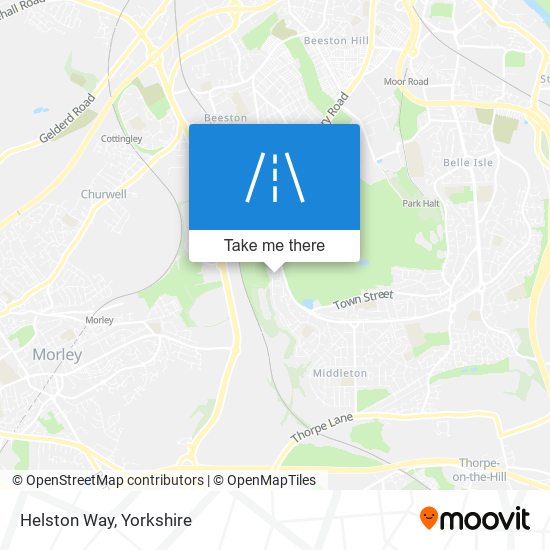 Helston Way map