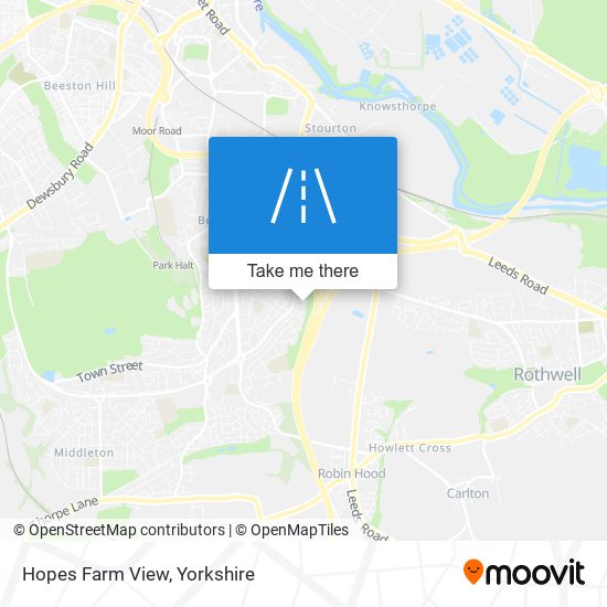 Hopes Farm View map