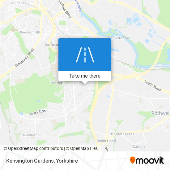 Kensington Gardens map