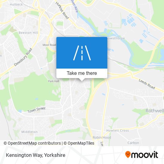 Kensington Way map
