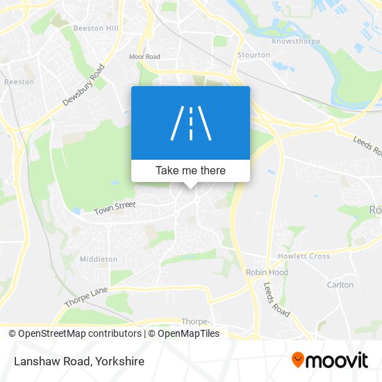 Lanshaw Road map