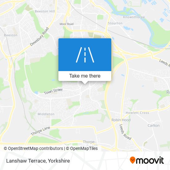 Lanshaw Terrace map