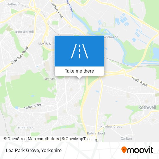 Lea Park Grove map