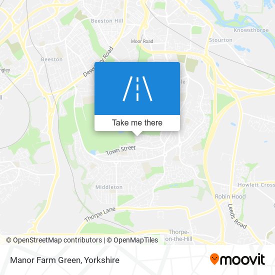Manor Farm Green map
