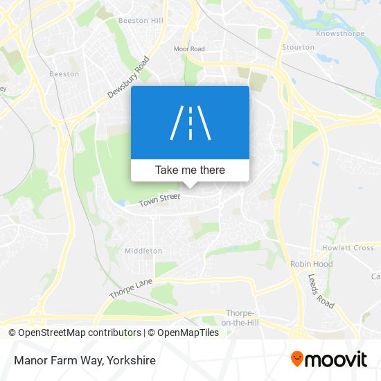 Manor Farm Way map