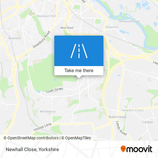 Newhall Close map